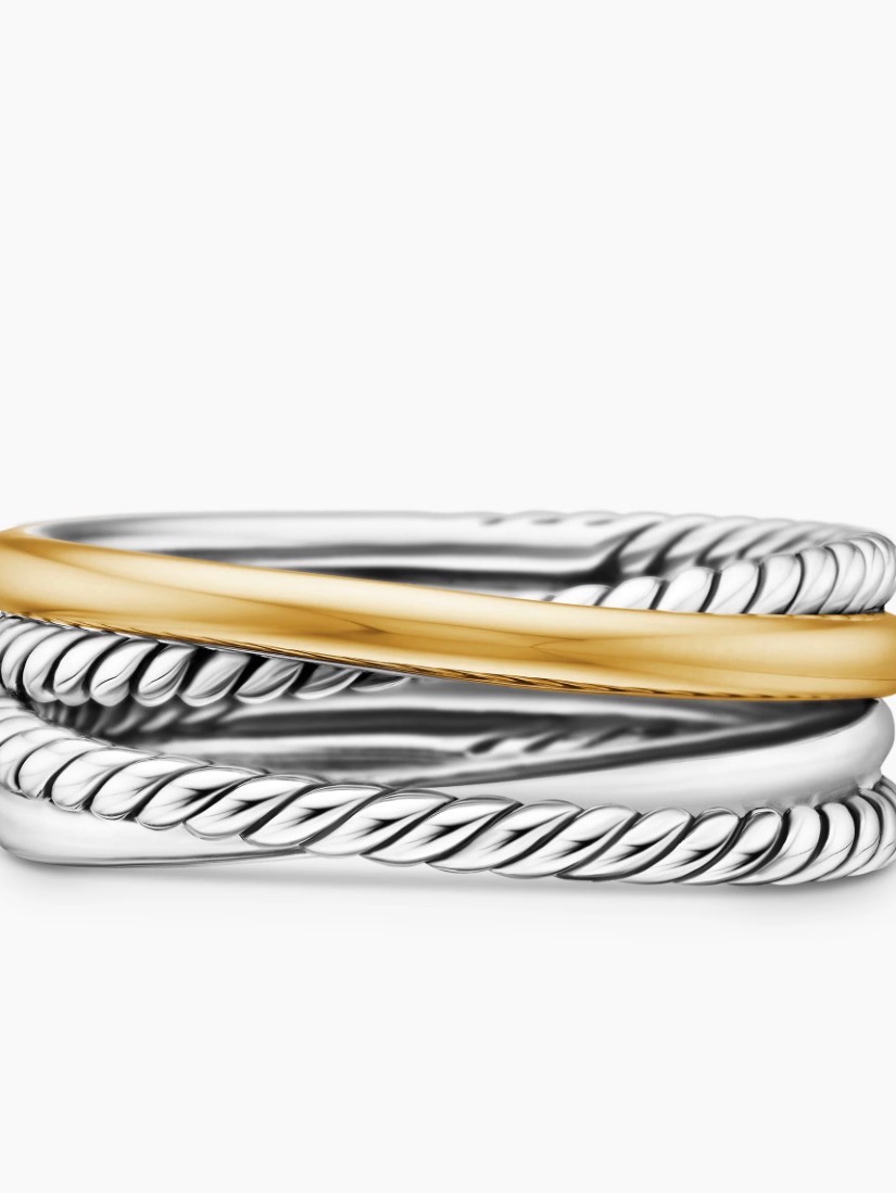 David Yurman Small Crossover Band Ring